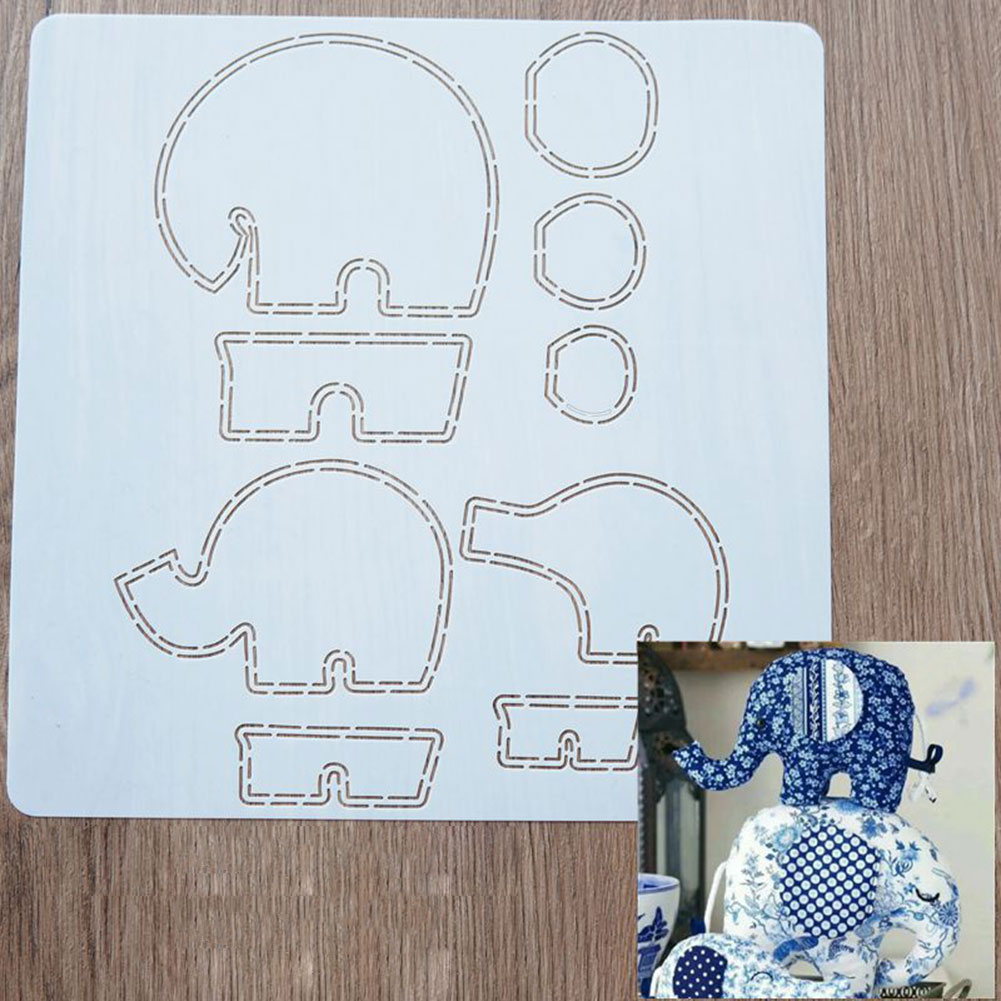 Art Craft Template - Kunststoff-Quilt-Vorlage, Schablonen, wiederverwendbare Zeichenvorlage für die