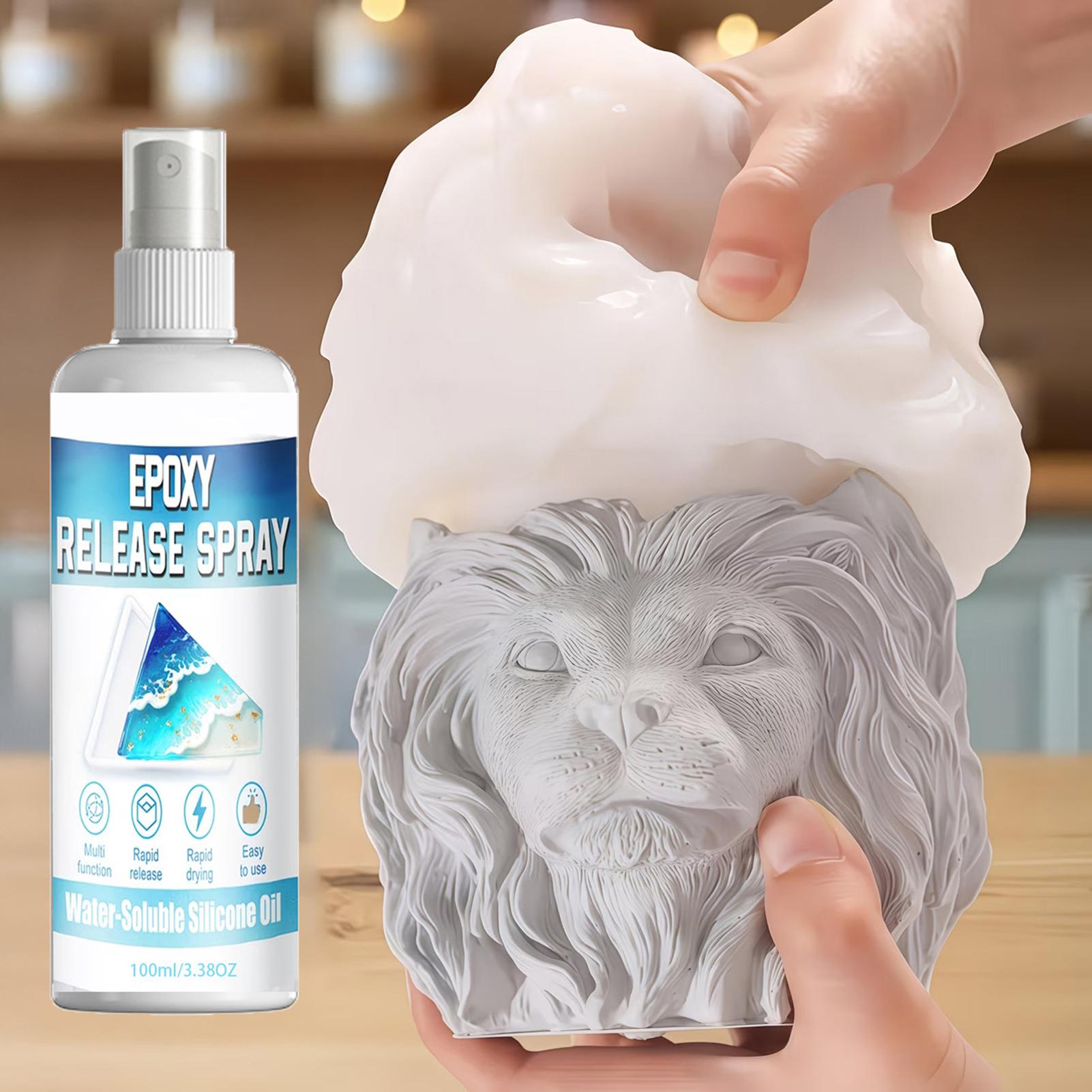 Resin Casting Mold - Silikon-Trennspray Epoxid-Trennspray Stark Haftend Schnell Trocknend
