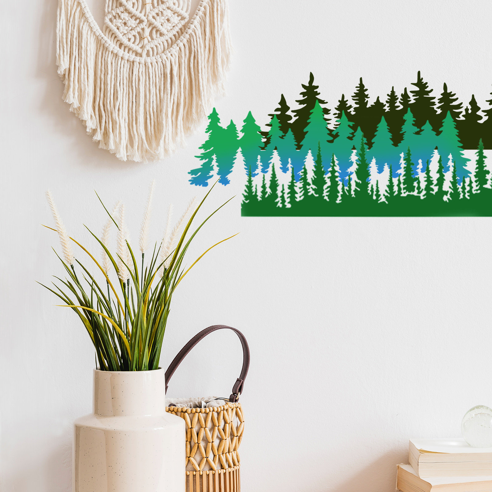 Art Craft Template - 10 Stück Baum-Schablonen, Malvorlagen, wiederverwendbar, robust,