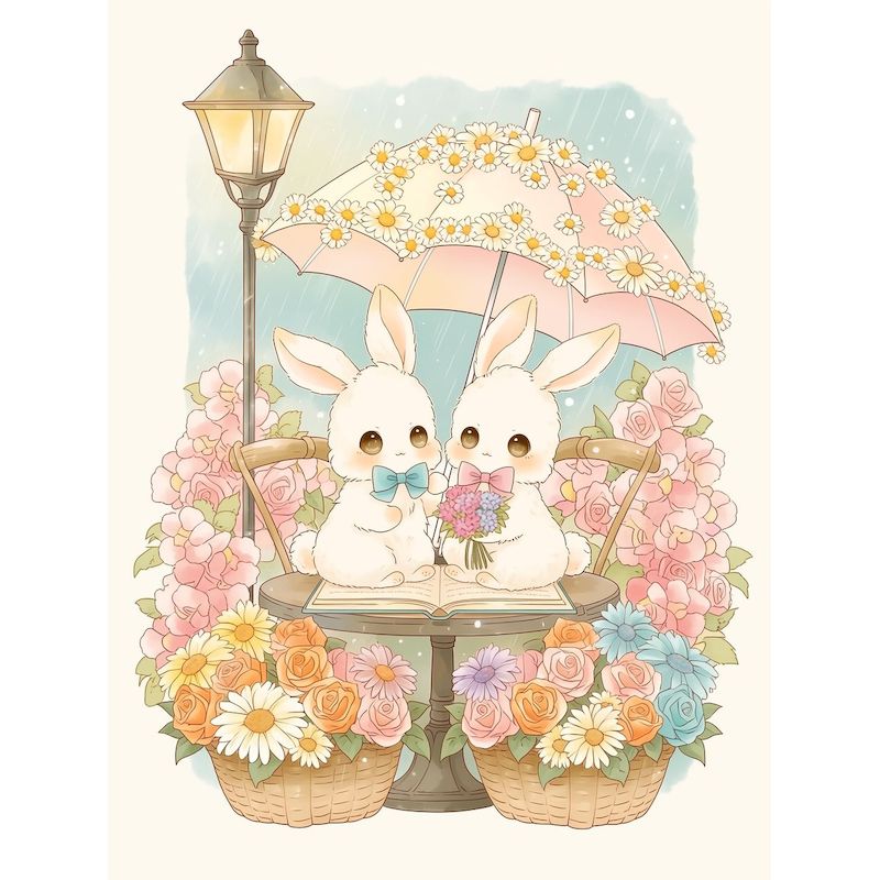 Art Craft Rabbit - RUOPOTY Malen nach Zahlen Kunst- und