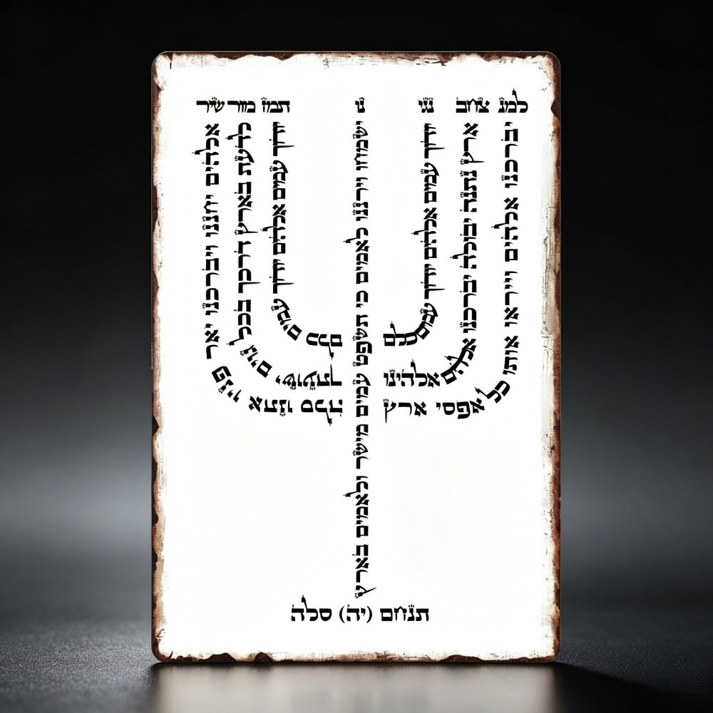 Art & Craft Paper For Kids - CIFBUY Vintage Hebräisches YHVH Aluminium-Wandschild, Wasserdicht,