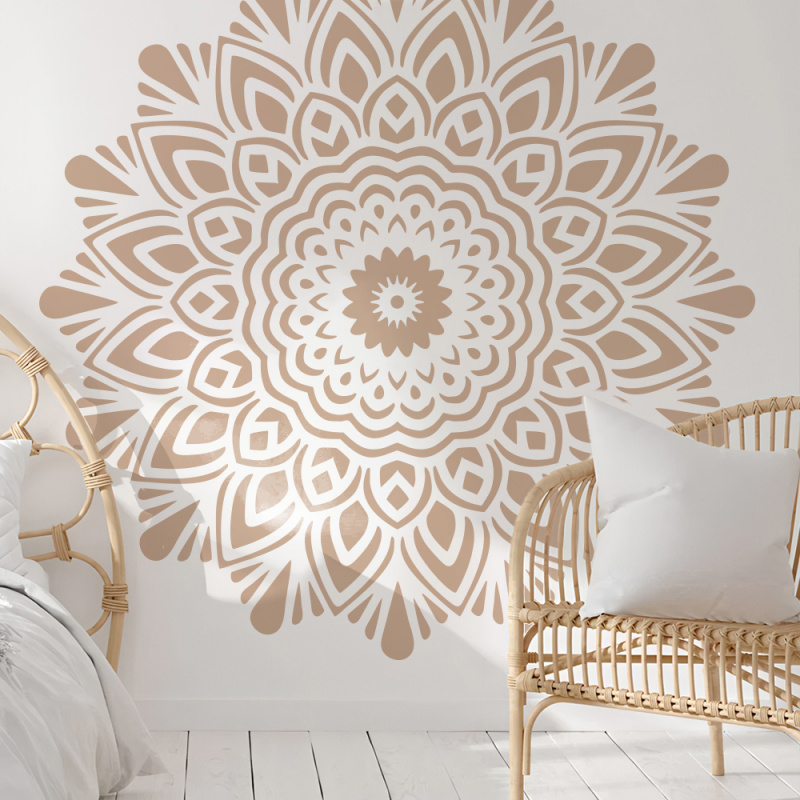 Art Craft Template - Mandala, große Malschablone, Durchmesser 150–230 cm,
