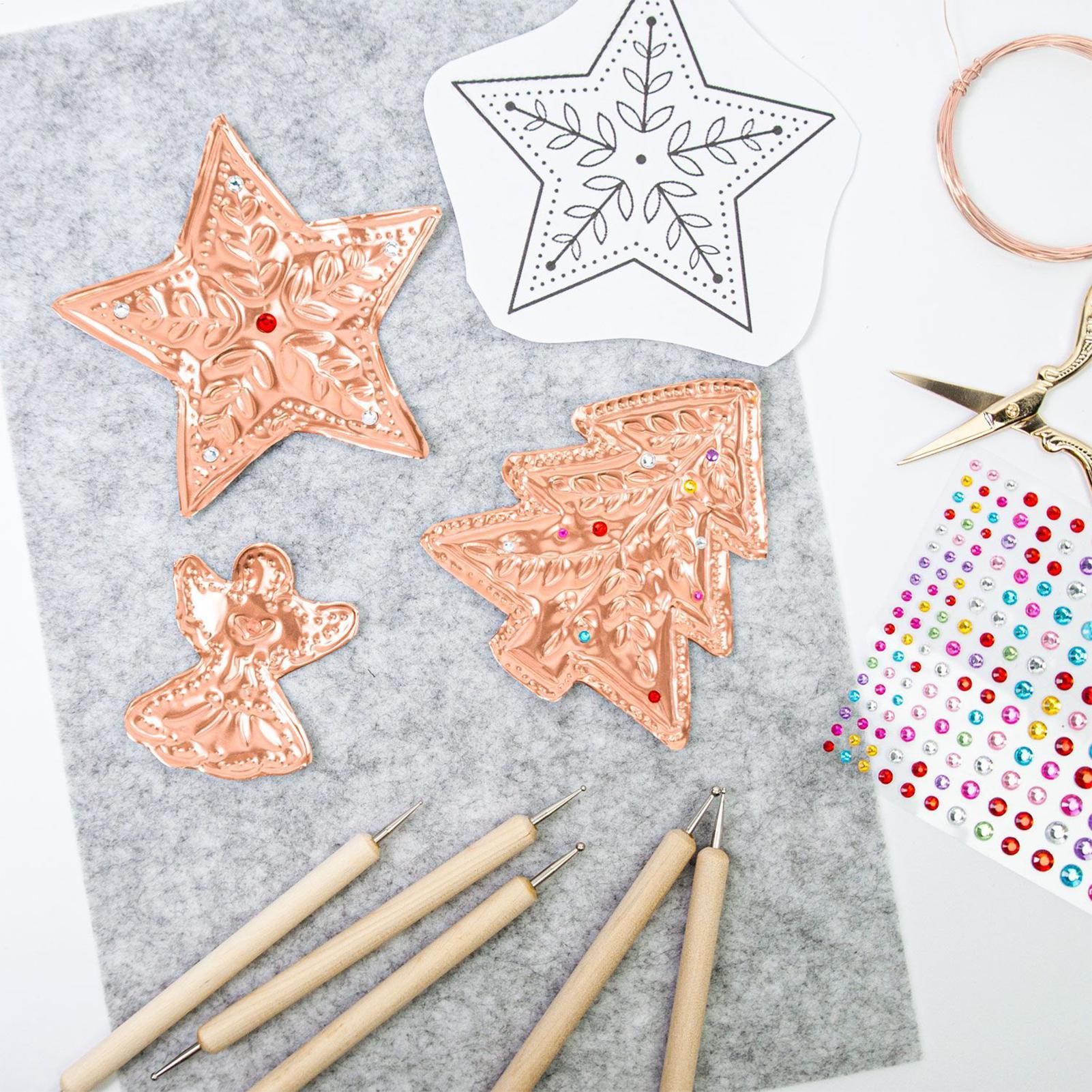 Prägefolie, 8-teilig, Aluminiu – Art Craft For Christmas Bewertung und Preis