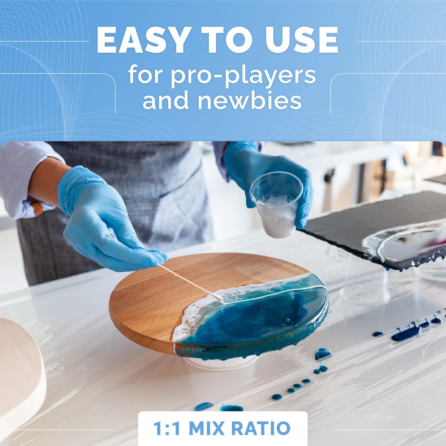 32OZ Klares Epoxidharz-Set, Ni – Resin Casting Mold Bewertung und Preis