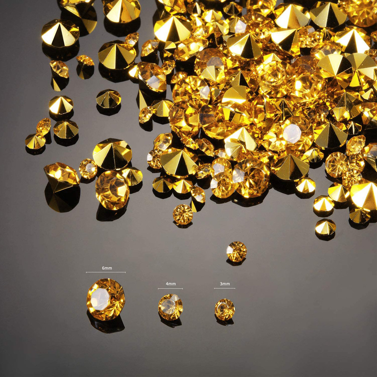 1000 Stück goldene spitze Stra – Art Craft House Making Bewertung und Preis