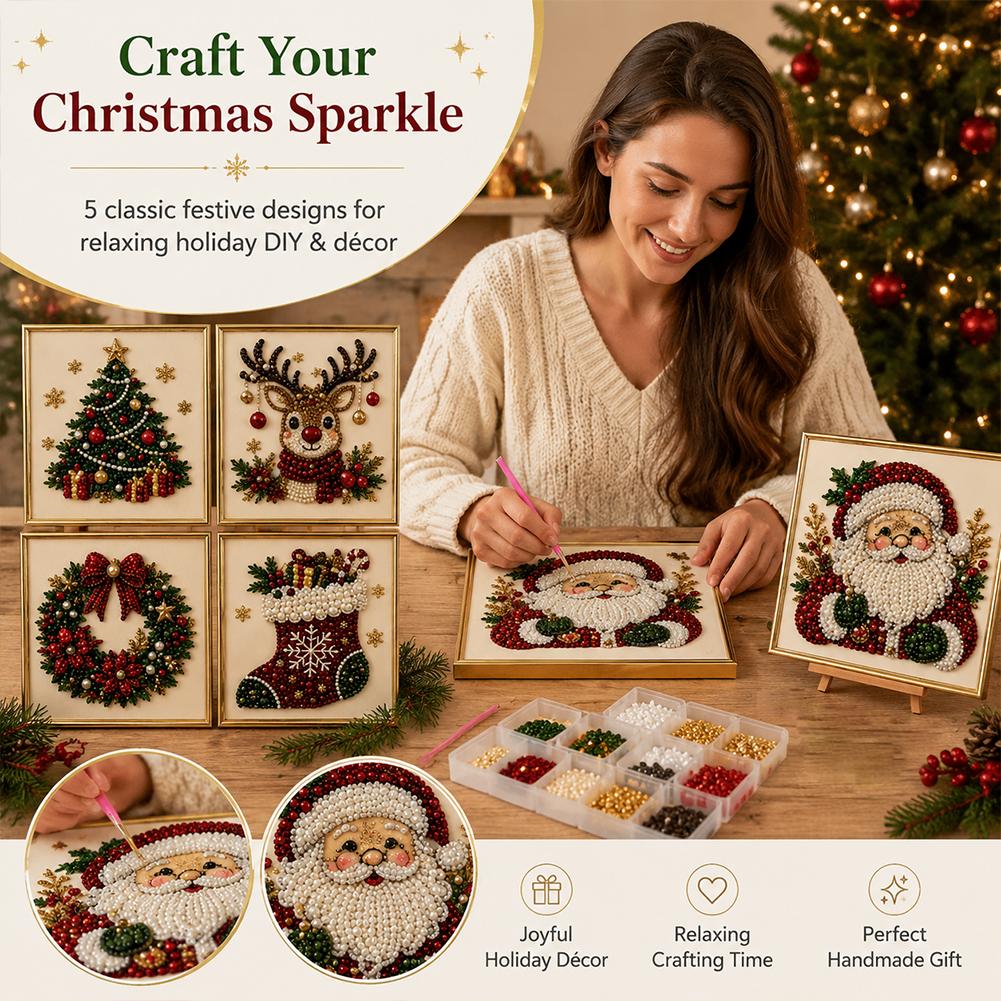 Weihnachtsmann Perlen-Kunst DI – Art Craft For Christmas Bewertung und Preis
