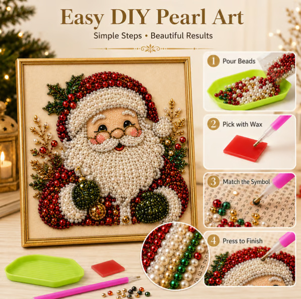 Weihnachts-Perlen-Diamant-Male – Art Craft For Christmas Bewertung und Preis