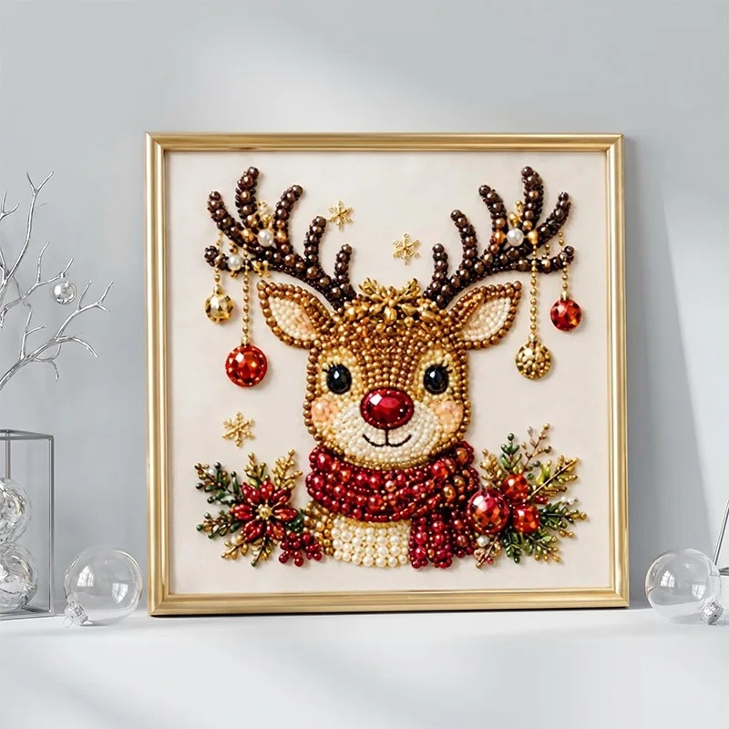 Weihnachts-Perlen-Diamant-Male – Art Craft For Christmas Bewertung und Preis
