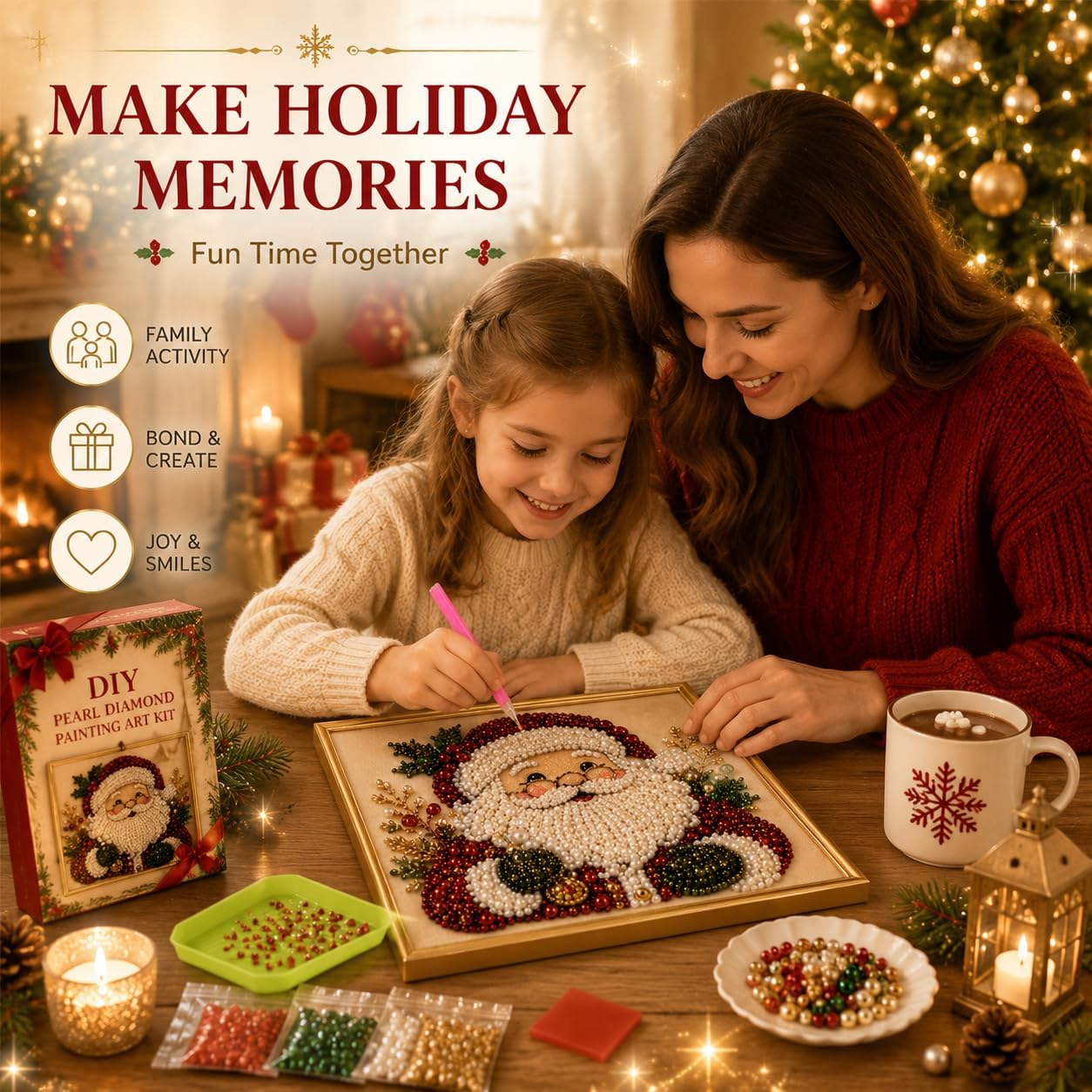 DIY Weihnachts-Perlen-Diamant- – Art Craft For Christmas Bewertung und Preis