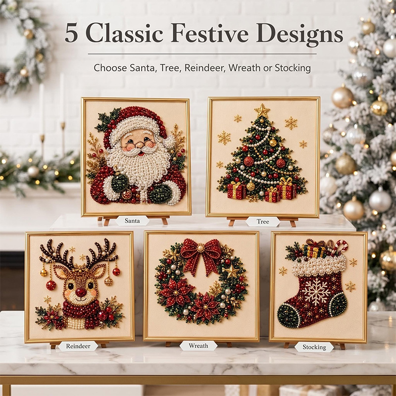 Weihnachts-Perlen-Diamantmaler – Art Craft For Christmas Bewertung und Preis
