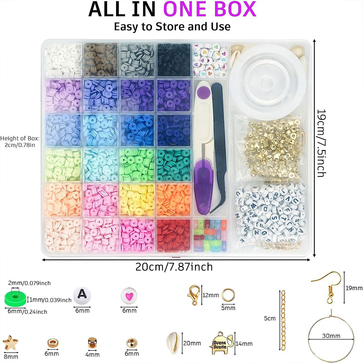 6000 Stück, 24 Farben, flache, – Polymer Clay Set Bewertung und Preis