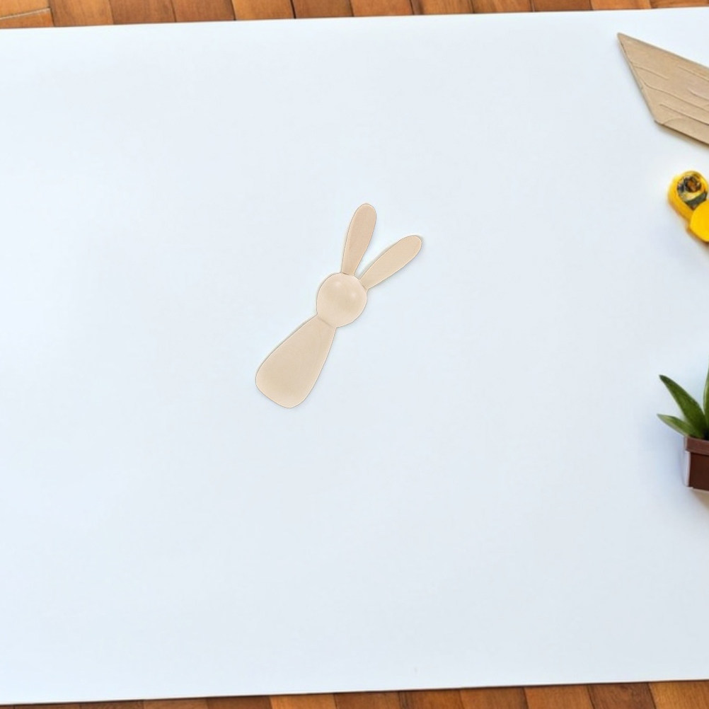 7 Stück Blanko-Holzhasenfigure – Art Craft Rabbit Bewertung und Preis