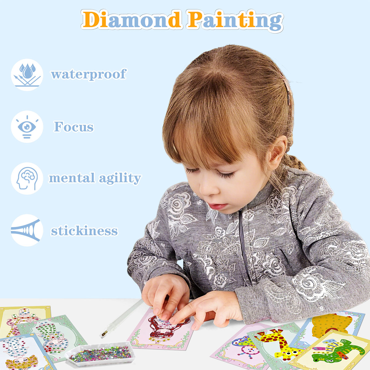 16-teiliges Edelstein-Set, DIY – Art And Craft With Paint Bewertung und Preis