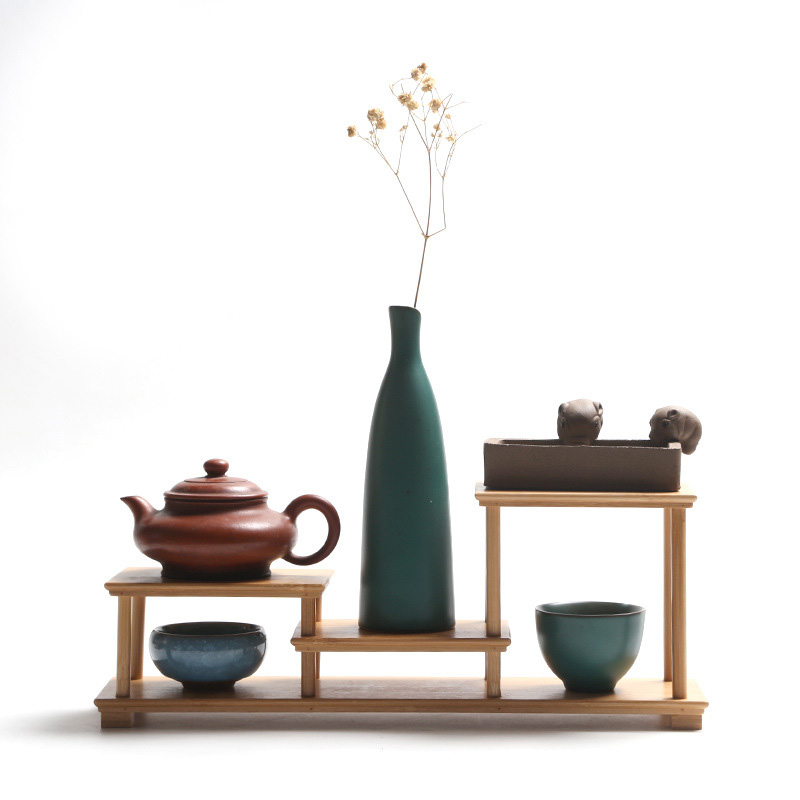 Dekoratives Regal aus Bambus u – Art Craft Vase Bewertung und Preis