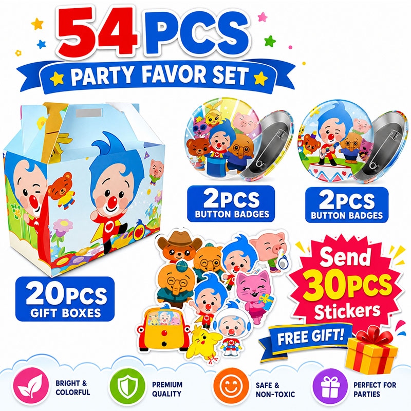 Clown-Cartoon-Muster Papierbox – Art Craft House Making Bewertung und Preis