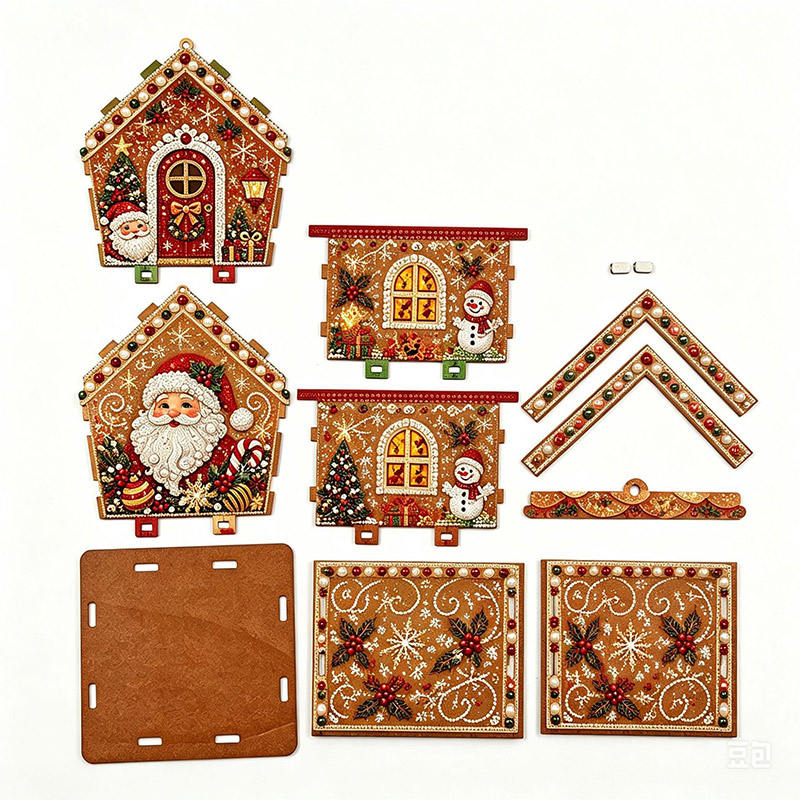 Weihnachtshaus Plymagic DIY Pe – Art Craft For Christmas Bewertung und Preis