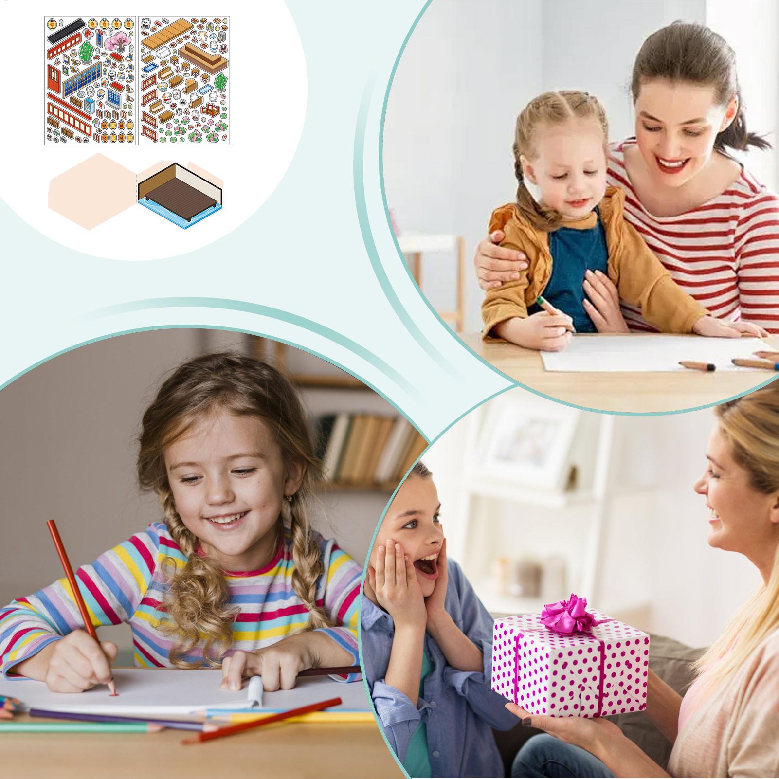 Aufkleber für Zimmer, Miniatur – Art Craft House Making Bewertung und Preis