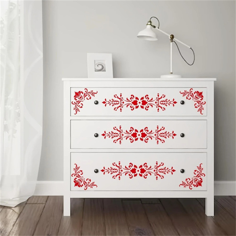 6 Stück florale Eckschablonen  – Art Craft Template Bewertung und Preis