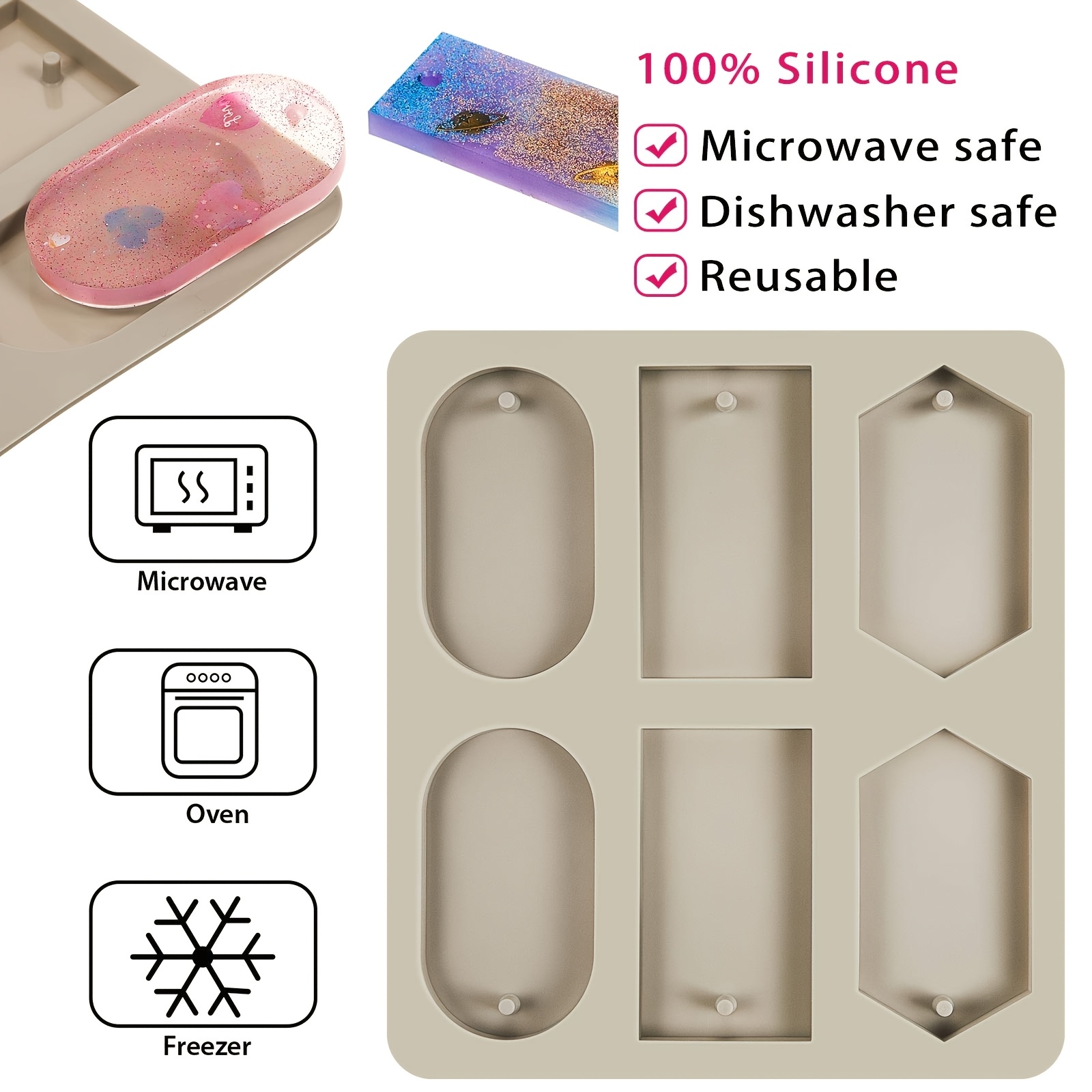 6-Kavitäten-Silikonform für Ar – Resin Casting Mold Bewertung und Preis