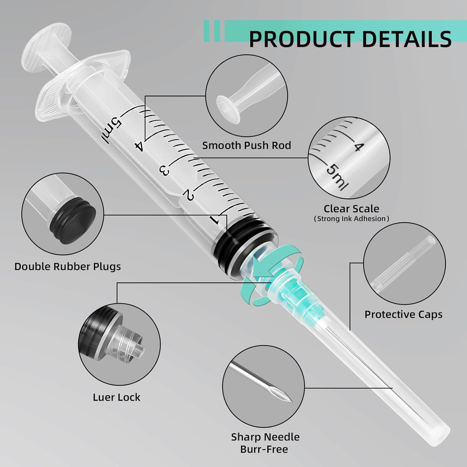 5ml Luer-Lock-Spritze, geeigne – Art Y Craft Bewertung und Preis