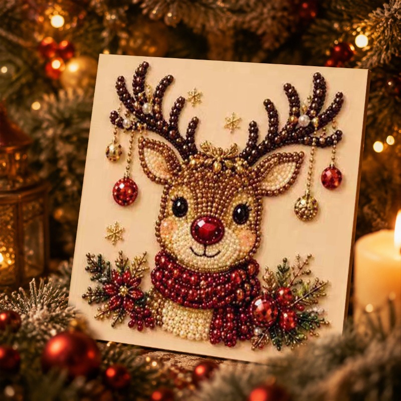 3D Weihnachts-Perlen-Strass-Ma – Art Craft For Christmas Bewertung und Preis