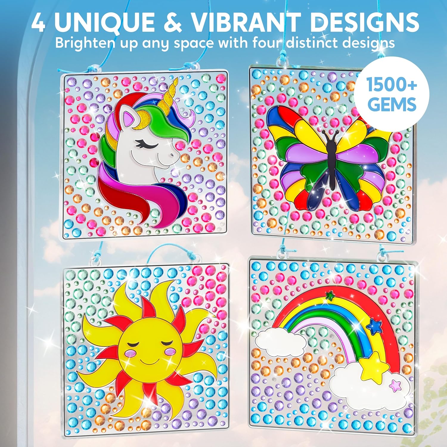 JOYFY 4 Stück Fensterkunst, 2- – Art Craft For Christmas Bewertung und Preis