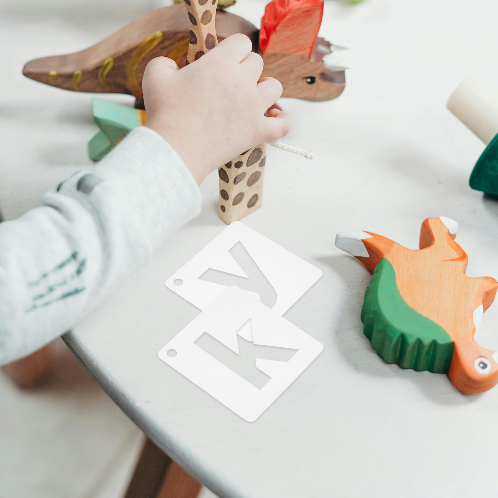 1 Set Alphabet-Schablonen aus  – Art Craft Template Bewertung und Preis