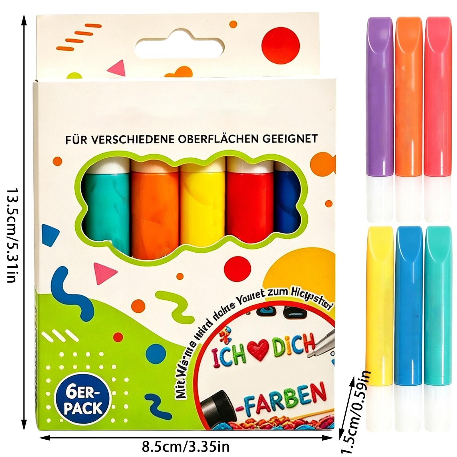 Bubble Pen 6/12 Stück Kunst-Ze – Art And Craft With Paint Bewertung und Preis