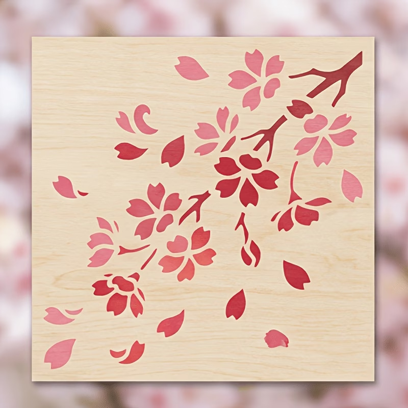 4 Stück Japanische Kirschblüte – Art Craft Template Bewertung und Preis