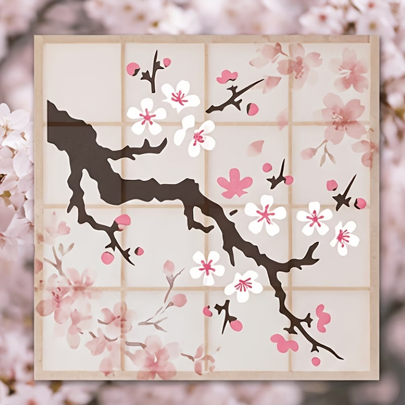 4 Stück Japanische Kirschblüte – Art Craft Template Bewertung und Preis