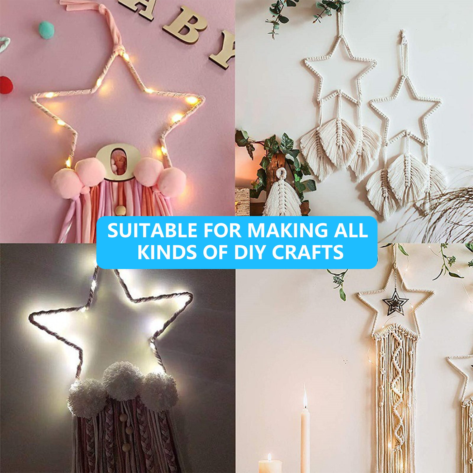 2 Stück robuste Eisenkranzring – Art Craft For Christmas Bewertung und Preis