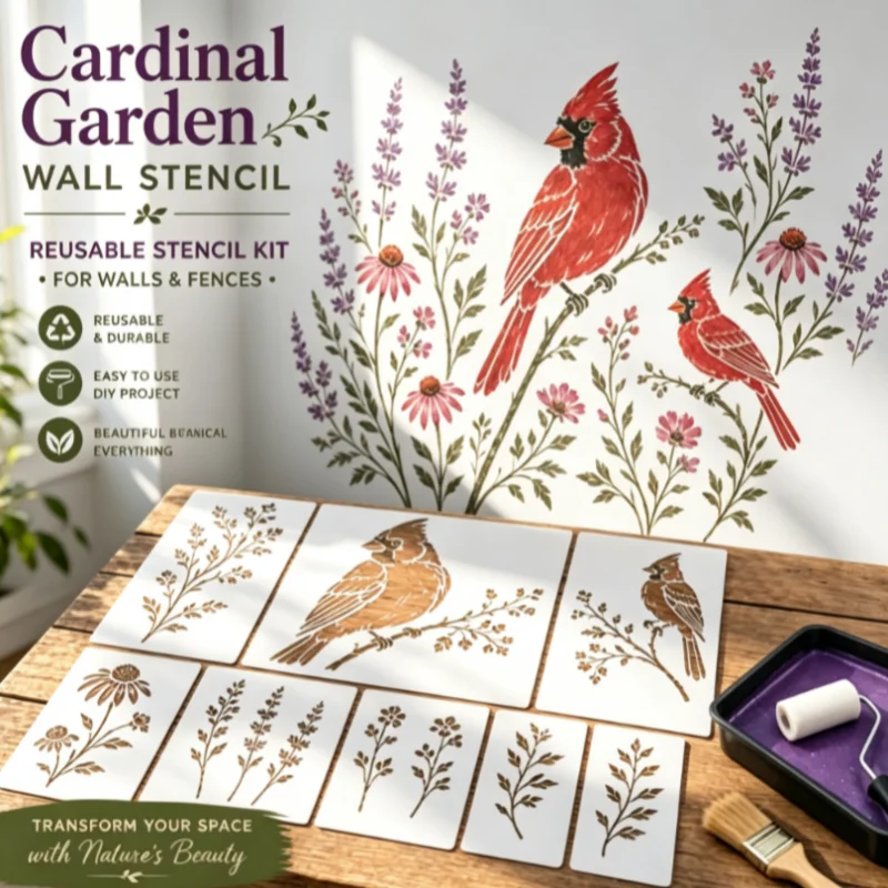 Garten-Wildblumen-Schablone zu – Art Craft Template Bewertung und Preis